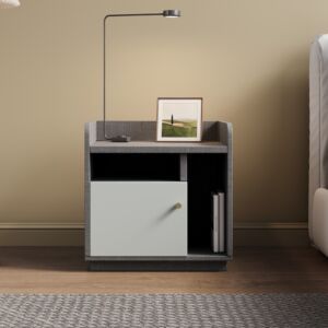 كومودينو سايا - رمادي وابيض