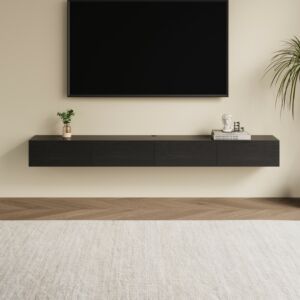 حامل تلفزيون جداري فيرمونا - اسود