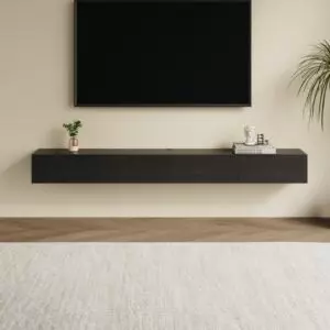 حامل تلفزيون جداري فيرمونا- 220x23 سم  - اسود