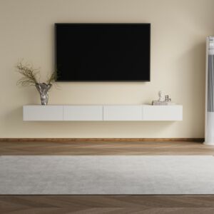 حامل تلفزيون جداري فيرمون - ابيض