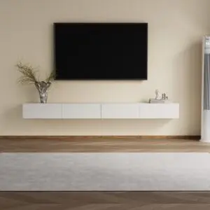 حامل تلفزيون جداري فيرمون - ابيض