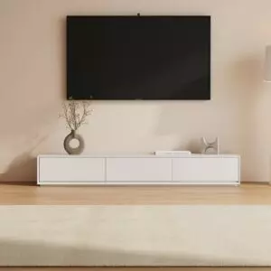 طاولة تلفزيون سيرانيا - 180 سم - ابيض