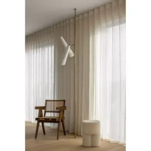 ستائر ويفي خط واحد شيفون - 250x300 سم - اوف وايت