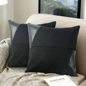 غطاء وسادة ديكور مولتو بدون حشوة - اسود