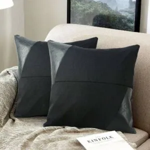 غطاء وسادة ديكور مولتو بدون حشوة - اسود