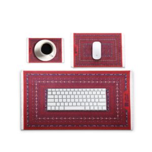 طقم سجاد مكتبي السندو 3 قطع بملمس ناعم وقاعدة مانعة للانزلاق