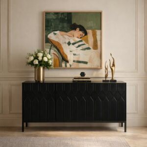 طاولة بوفيه هيتار - اسود