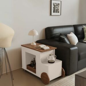 طاولة خدمة بينار - كريمي وبني