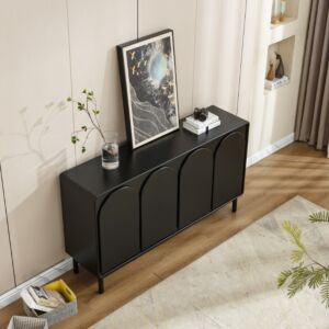 طاولة بوفيه مادورنا - اسود