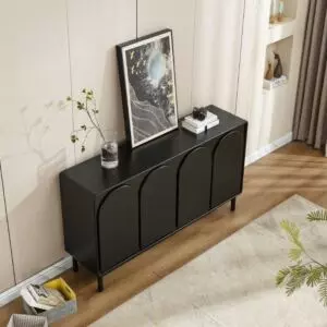 طاولة بوفيه مادورنا - اسود