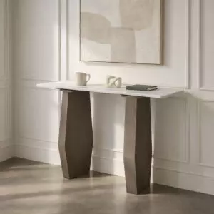 كونسول من مجموعة روفا - ابيض وبني