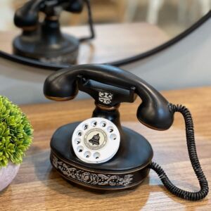 تحفة ديكور تليفون قديم - سيراميك