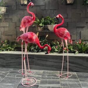 ديكور فلامنجو حديد 3 قطع