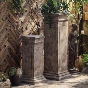 ديكور ارضي حديد شكل اعمدة قطعتين