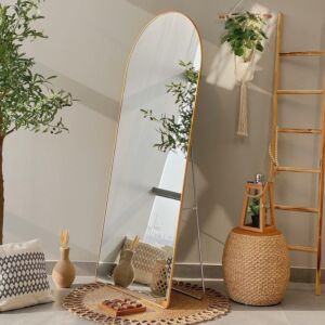 مرآه أرضية فاليتو 180 سم - ذهبي