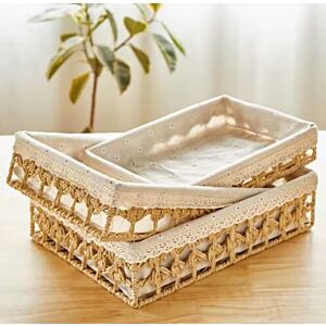 طقم سلال تخزين يدوي بيكانتو - 3 قطع