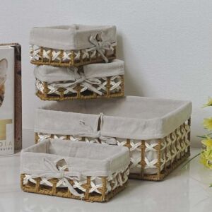 طقم سلال خزين وتنظيم ليين - 4 قطع