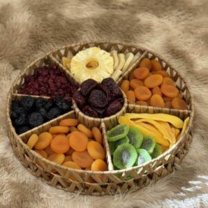 سلة ضيافة خوص طبيعي ريفان