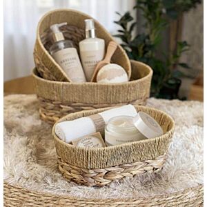 طقم سلال تخزين خوص روما - 3 قطع