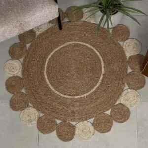 سجادة بوهيمي مدور كايور