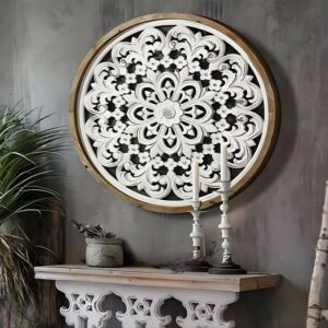 لوحة خشب حفر كونا 60 سم