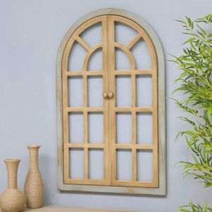 شباك ديكور خشب كاير - اطار تيفاني