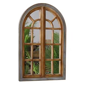 مرآة جدارية قوس خشب سيلينا - ابيض