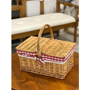 سلة رحلات بفطاء نيدار - 34x24 سم