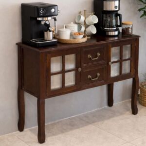 كونسول خشب طبيعي لارف