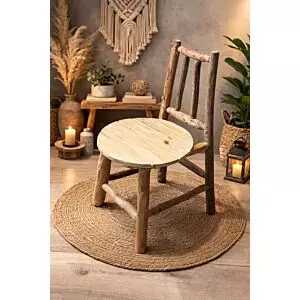 كرسي خارجي خشب طبيعي جامايكا