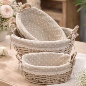 طقم سلال خوص آرسو - 3 قطع