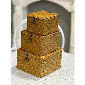 صناديق هدايا راتان بولوت - 3 قطع