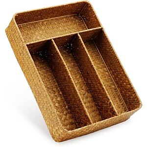 سلة راتان مقسمة سانا