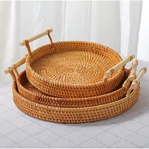 طقم سلة تنظيم راتان الانيا - 3 قطع