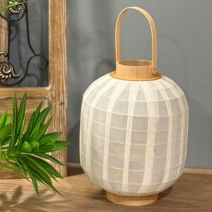 فانوس راتان وقماش من لايلاك - 35 سم