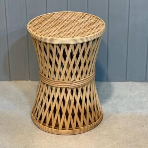 طاولة جانبية خيزران طبيعي لوما - 30 سم