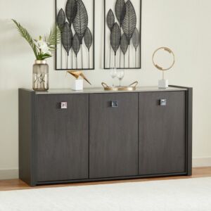 خزانة بوفيه جانبية 3 أبواب من كامبريدج