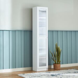 وحدة تخزين - خزانة كتب متعددة الاستخدامات بـ 6 مستويات وبابين أكريليك من فرانكفورت