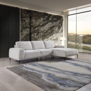 كنبة ركنيّة قماش يمين 3 مقاعد بارون