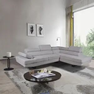 كنبة ركنيّة يمين مع مسند رأس قابل للتعديل بلير