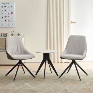 طقم طاولة شاي وكرسي بسطح من الحجر الملبد 3 قطع من هاميلتون