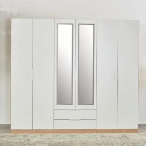 دولاب ملابس 6 أبواب و2 درج من ميلان