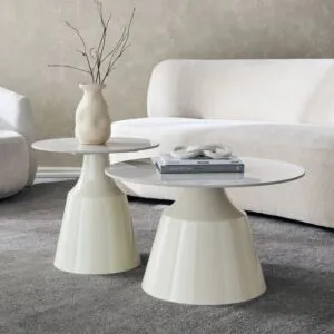 طاولة قهوة بولاريس قطعتين