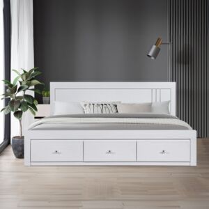 سرير كينج بـ3 أدراج من كورنيل - 180x200 سم