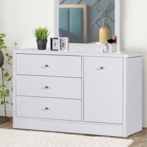 طاولة تزيين ماستر بباب واحد مع 3 أدراج من كورنيل