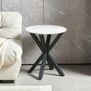 طاولة جانبية بسطح من الحجر الملبد من ويلويك