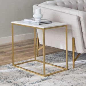 طاولةجانبية بسطح رخام - تورين