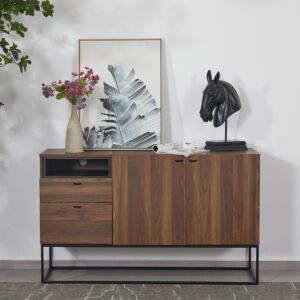 طاولة بوفية ببابين ودرجين من سكوت