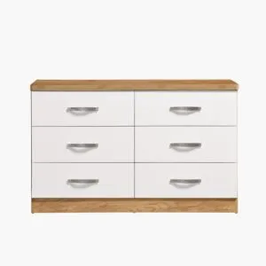 طاولة تزيين رئيسية دون مرآة بـ6 أدراج من جونو