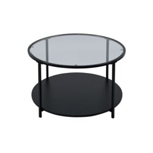 طاولة قهوة مستديرة بسطح زجاج آرك أوري